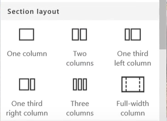 Section Layouts